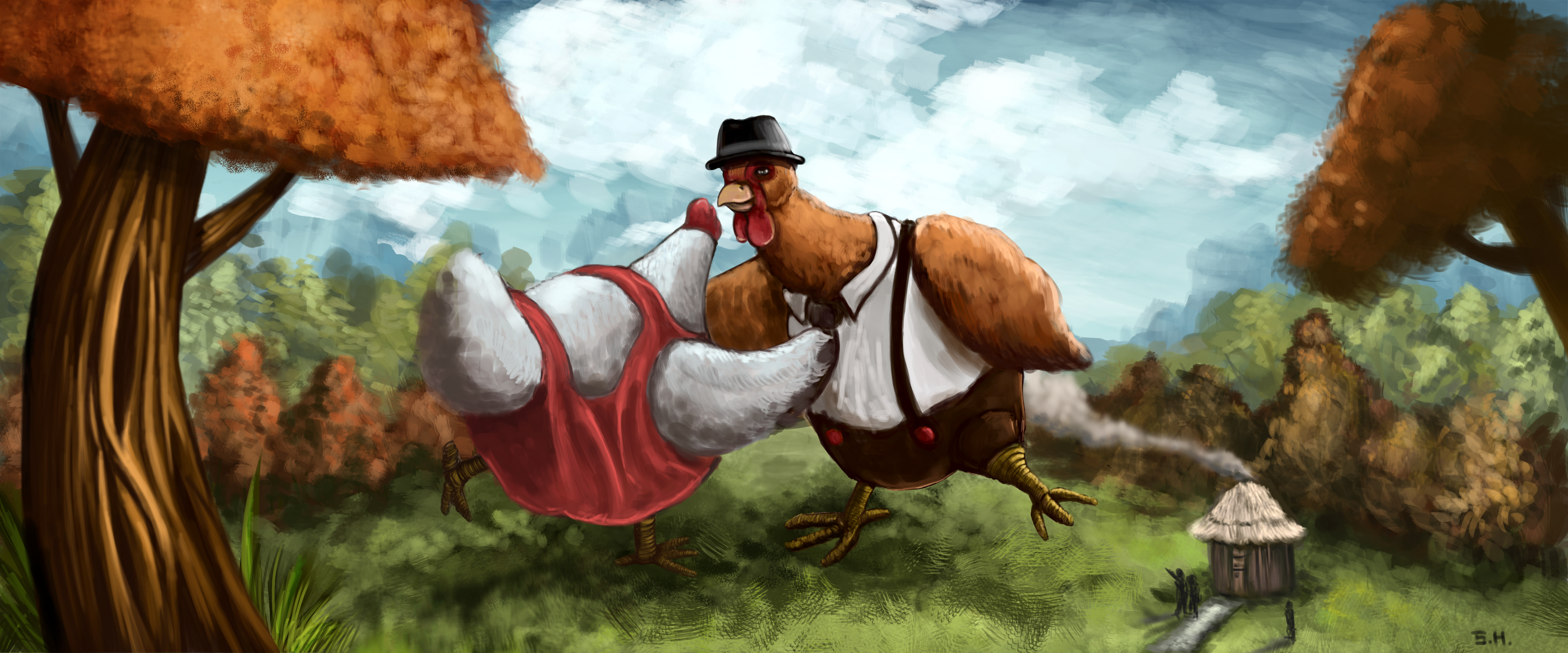 dancing chicken the art of chi kei sam ho